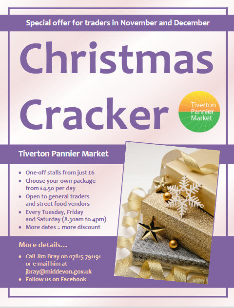 Christmas market Tiverton 2022